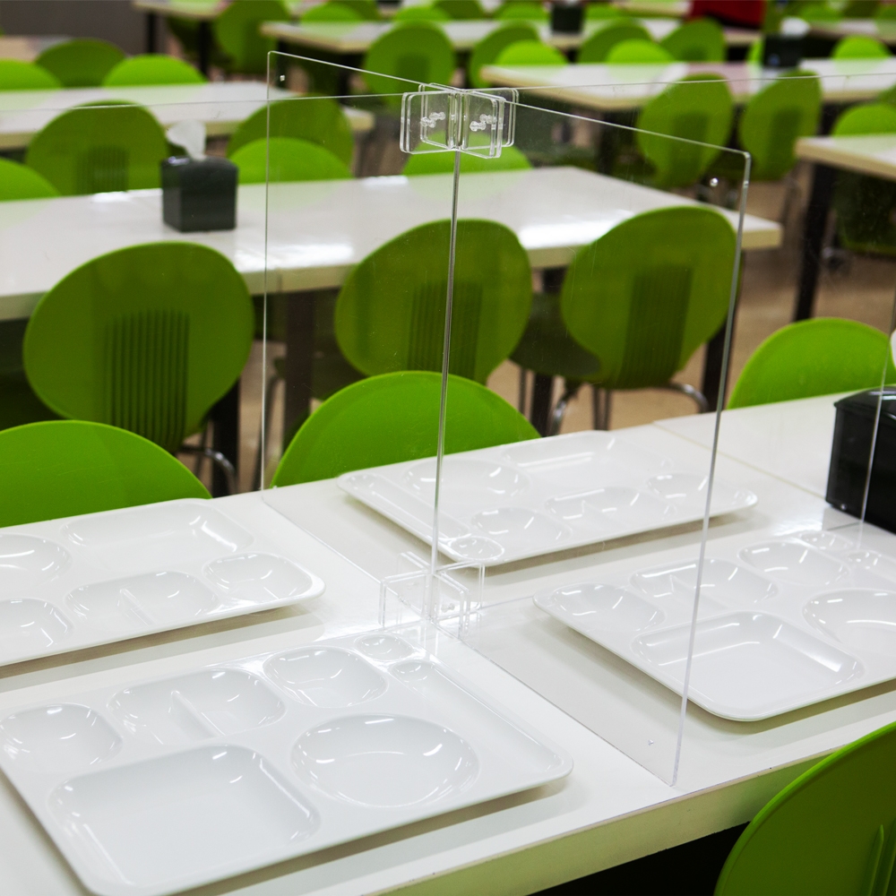 Corona prevention transparent acrylic partition 6-piece set