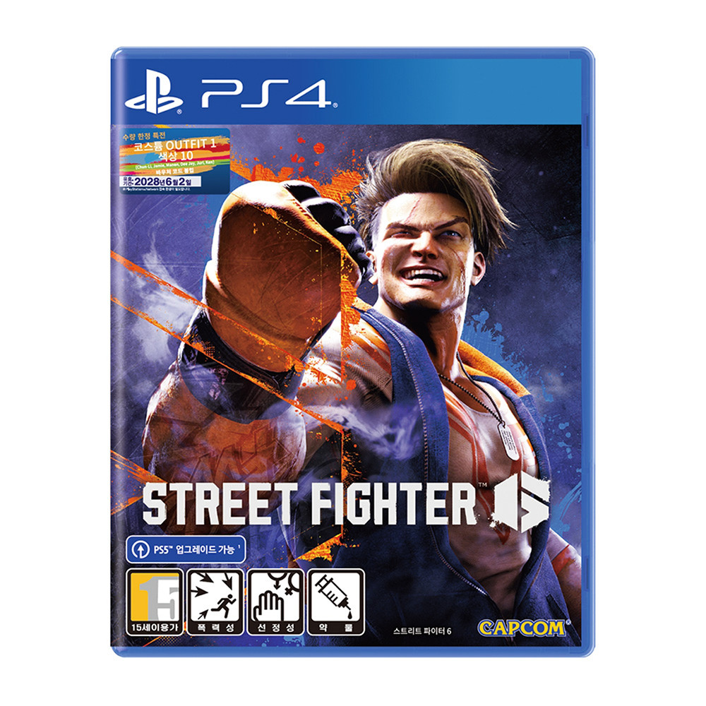 PS4 Street Fighter 6 Korean version initial bonus
