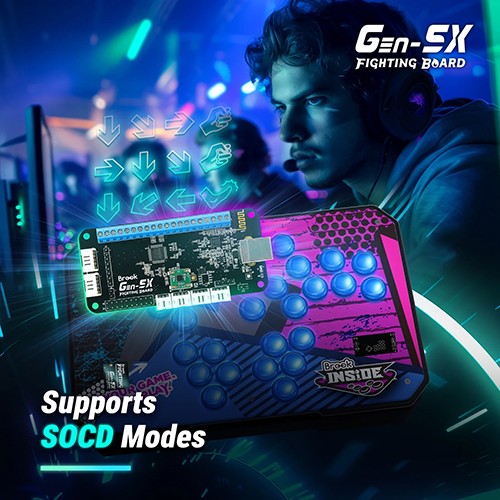 Brook Gen-5X PS5 Xbox Series Switch Multi-Console Fighting Board